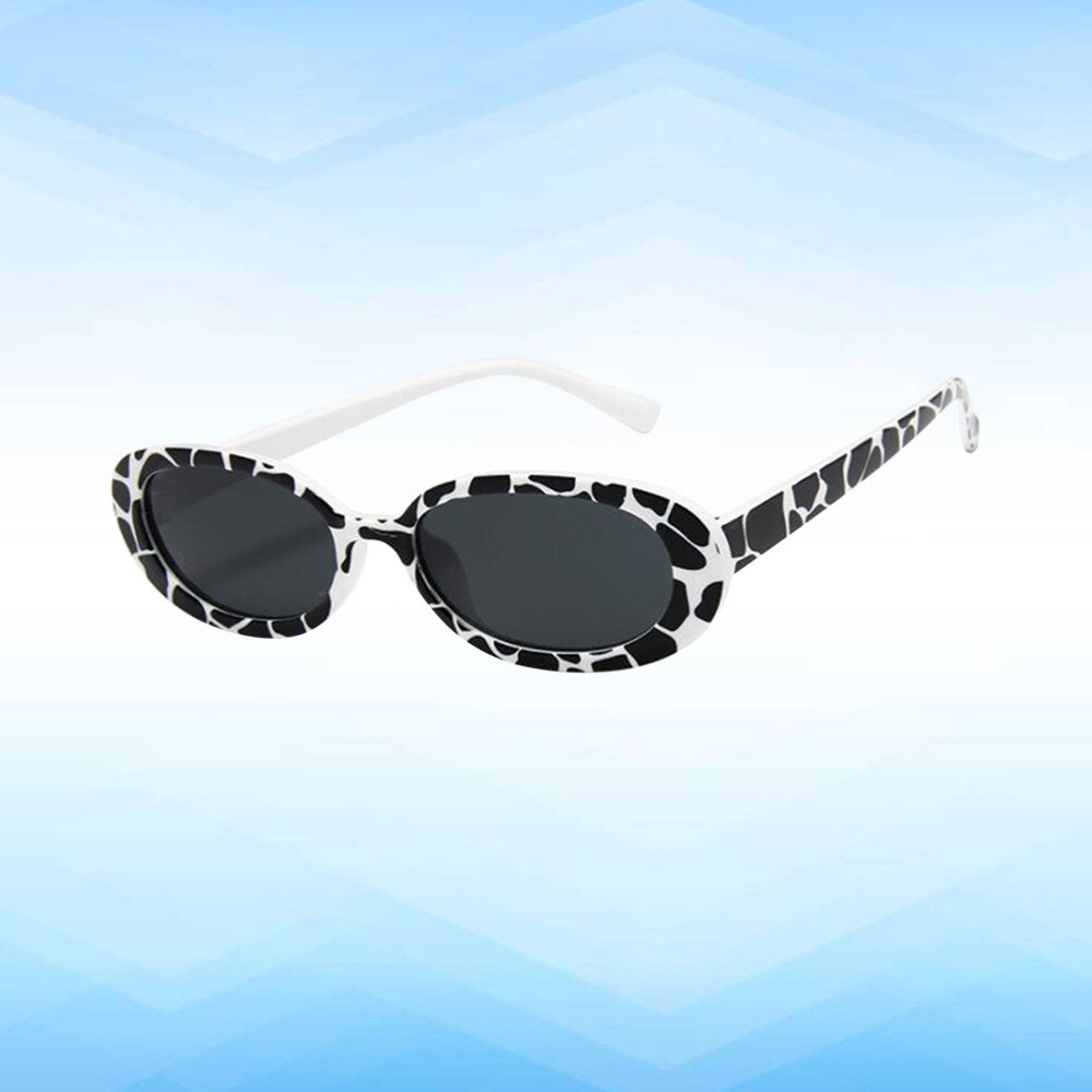Polarized Vintage Sunglasses Tinted Frameless Cow Color Miss Child