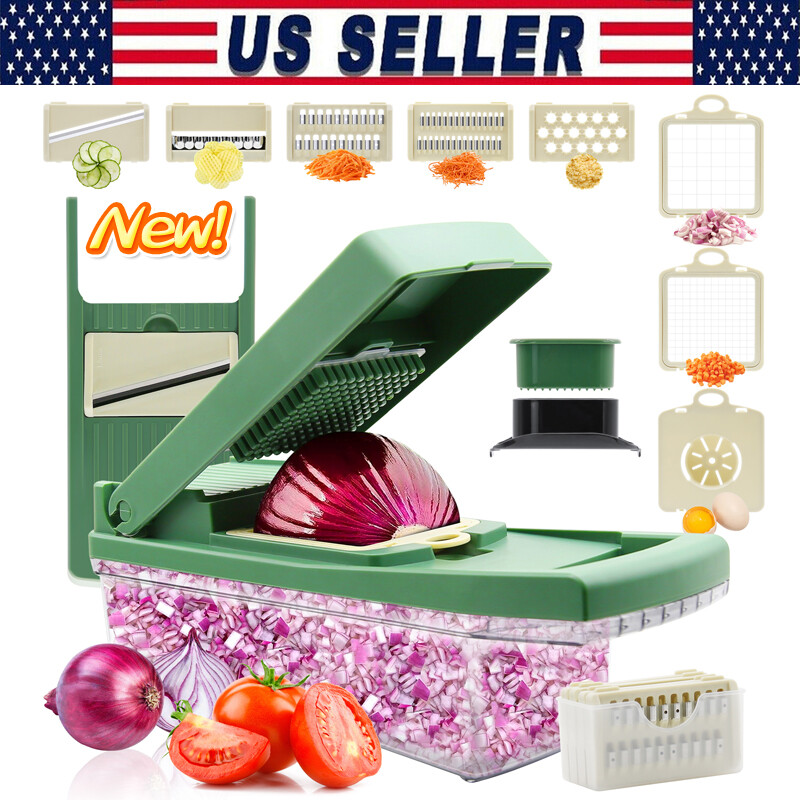 New Vegetable Fruit Chopper Cutter Food Onion Veggie Dicer Slicer Kitchen