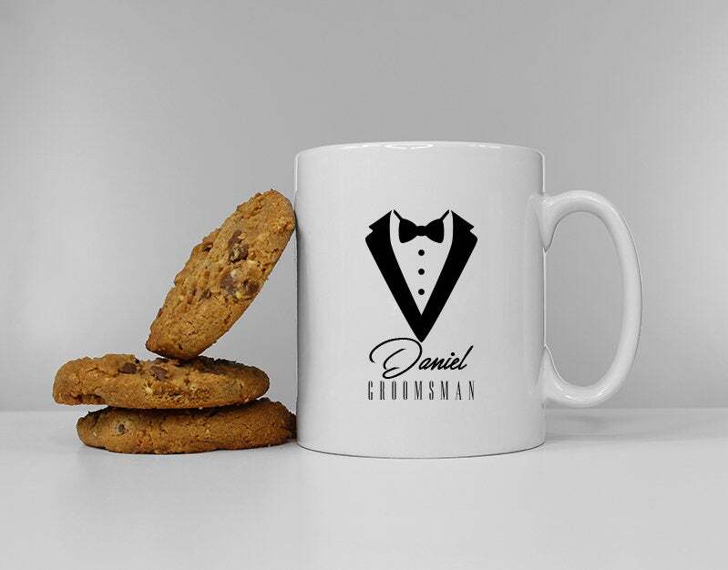 Personalized Groomsmen Gift / Best Man Mug / Wedding Favours Best Men Gifts