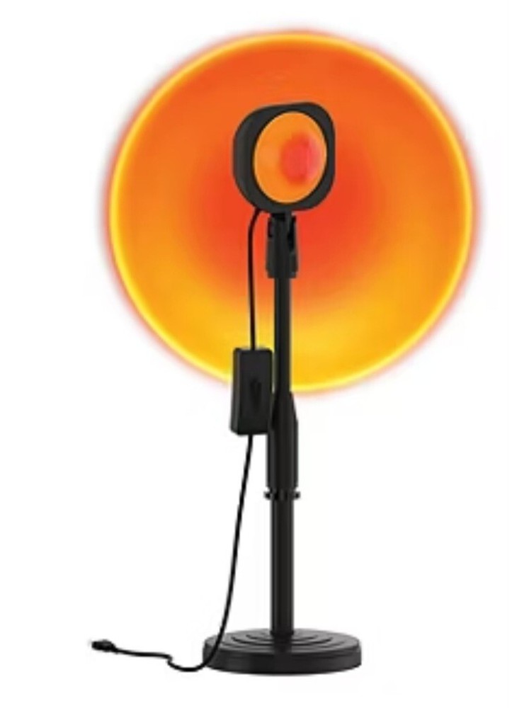 LED Ring Light Iconic Golden Hour Sunset Atmosphere Effect Adjustable Lamp NEW