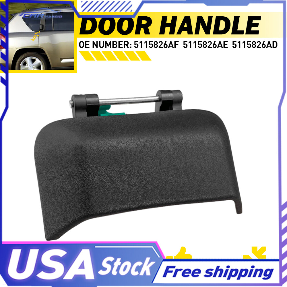 2007-2016 Jeep Compass Right Rear Exterior Door Handle Black 5115826AF