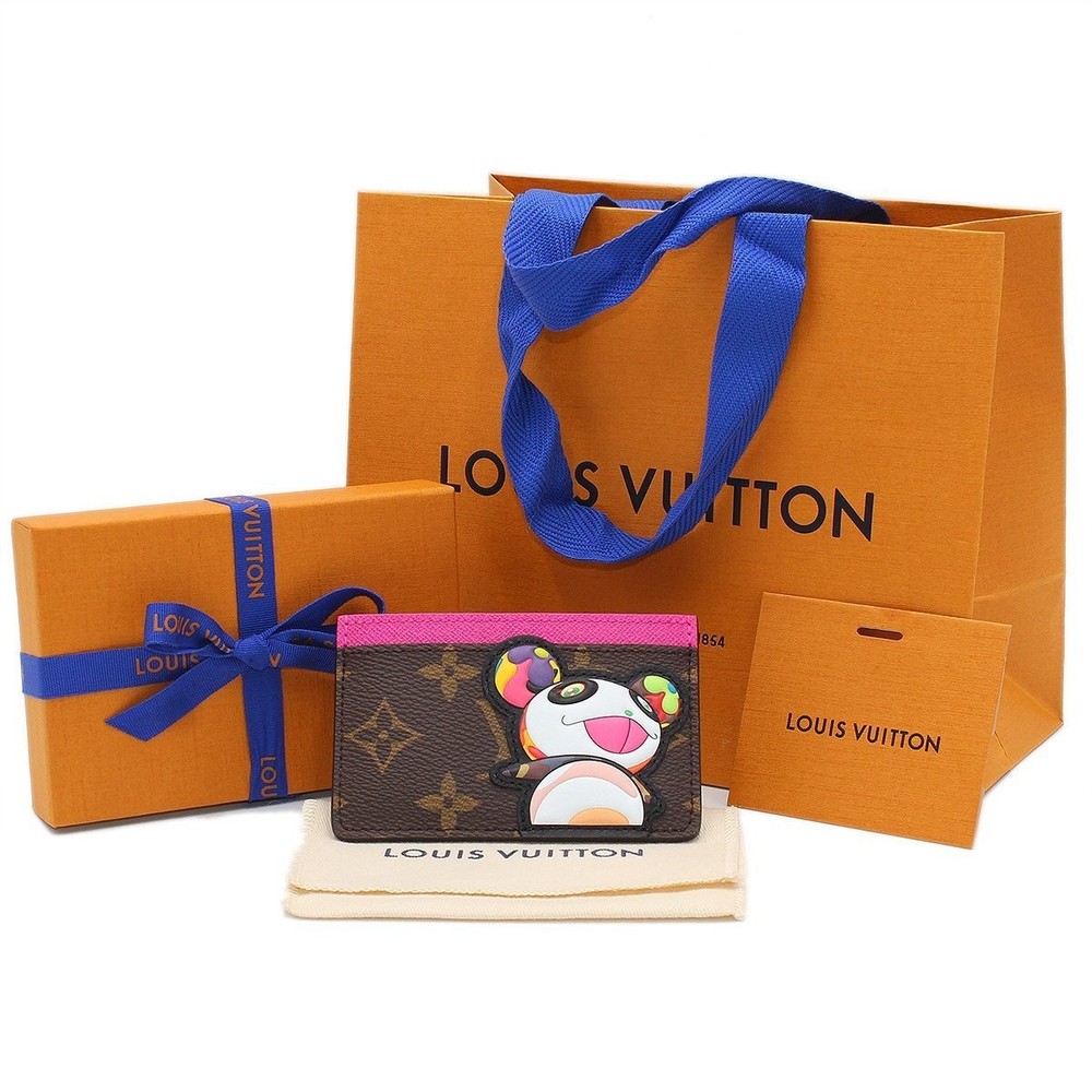 Louis Vuitton Takashi Murakami Card Case Porto CarteSample Monogram Panda M13439