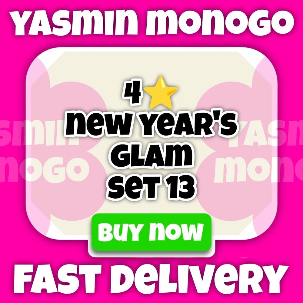 4s New Year’s Glam - MonoGo Sticker - Fast Delivery