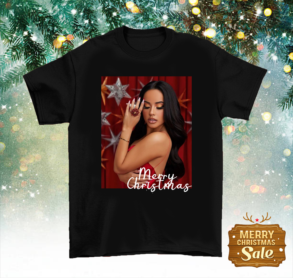 Becky G Merry Christmas Unisex Xmas Gift T-Shirt S To 2XL