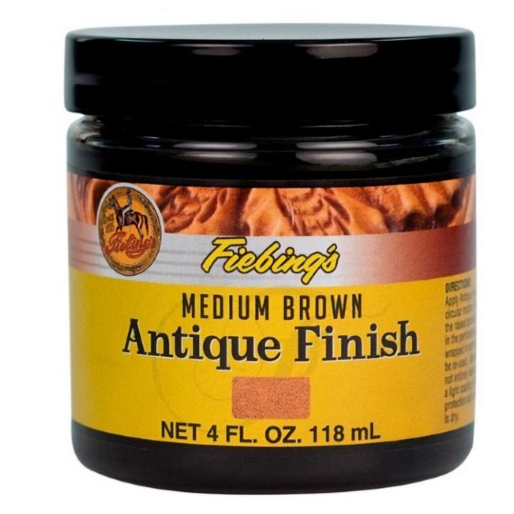 Fiebing's Antique Finish Medium Brown Paste 4 oz. 21980-02