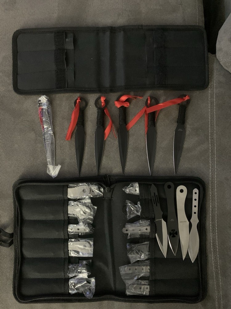 29-Piece Throwing Knife Set with 5 Blade Styles for Precision Practice