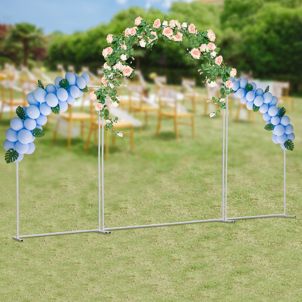 3-Piece Metal Shelf for Wedding Balloons Decorative Backdrop Frame Rack