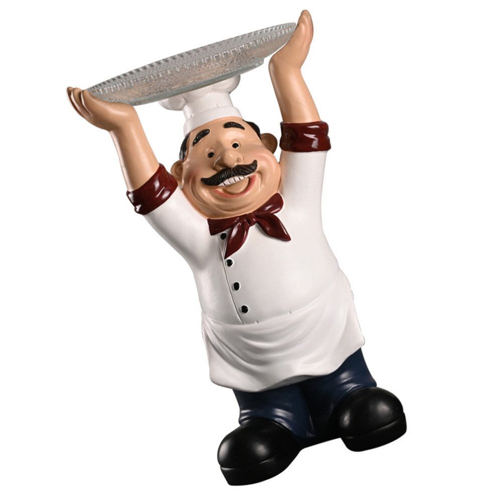 Chef Kitchen Figurines Toy Ornaments Creative Decoration Office