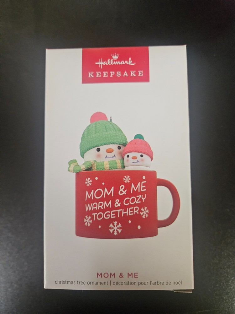 MIB Hallmark 2023 MOM & ME Warm and Cozy Together Keepsake Orn - FREE SHIPPING
