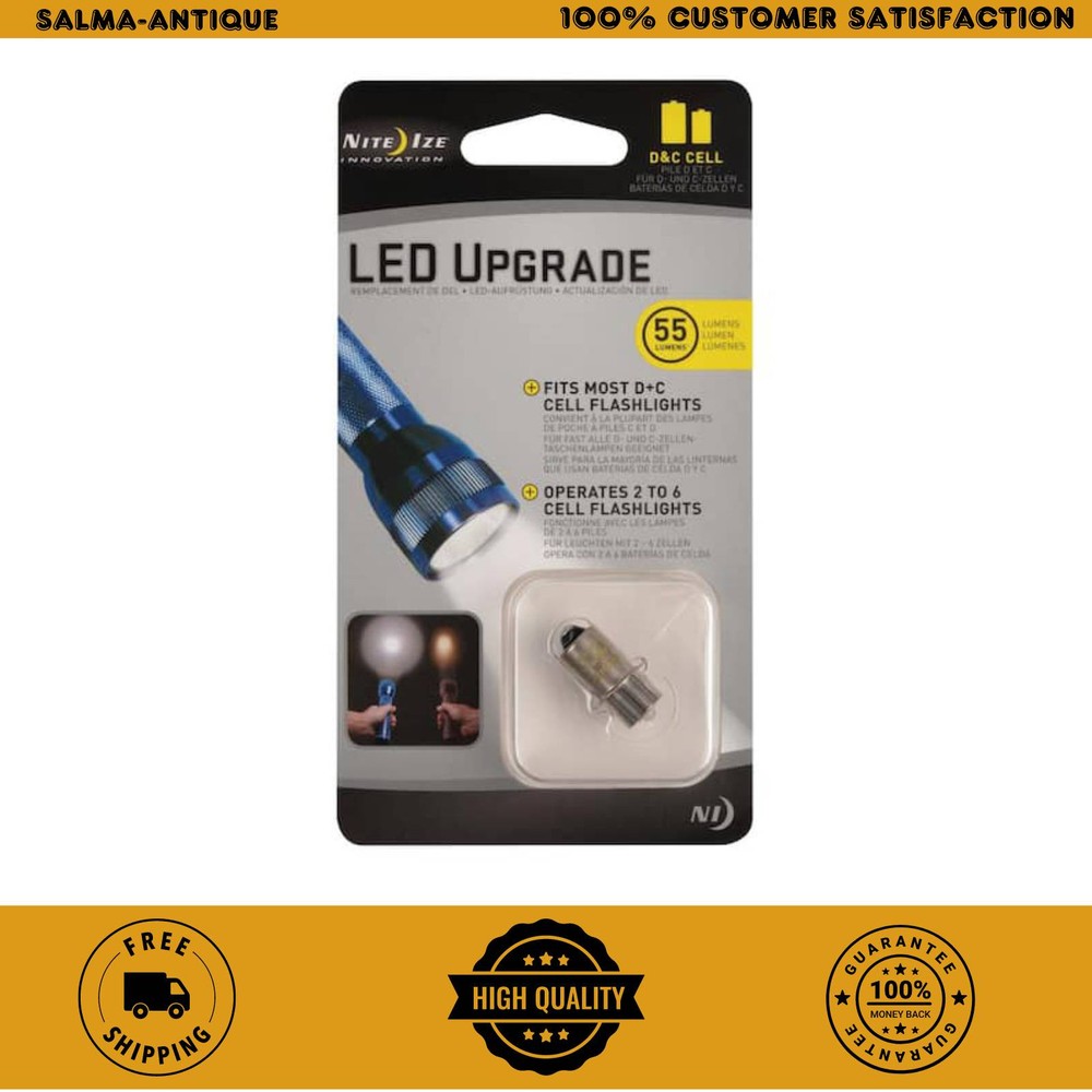 LED Flashlight Upgrade Kit C/D Cell , Estimated 55 Lumen output