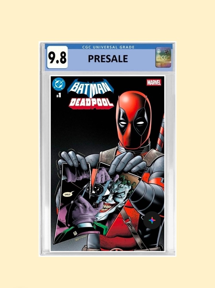 PRESALE Batman Deadpool #1 CGC 9.8 Grade Bolland Killing Joke Homage Limited 800-image