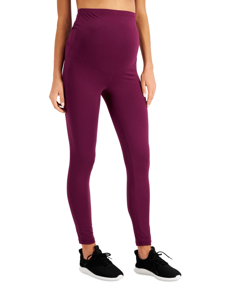 ID Ideology Women S Maternity Leggings Purple Size Medium