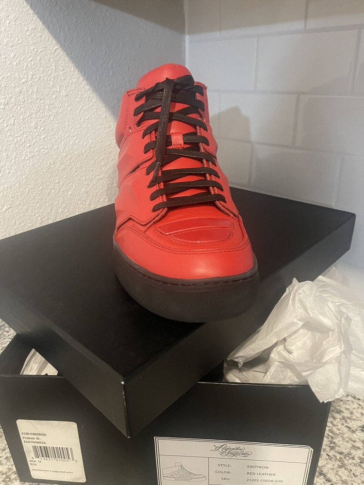FLASH SALE alejandro ingelmo sneakers Size 12 Red Leather-image