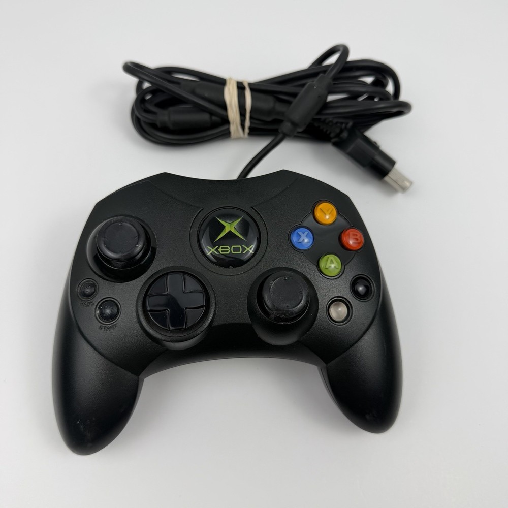 OEM Wired Black Microsoft Original Xbox Controller S