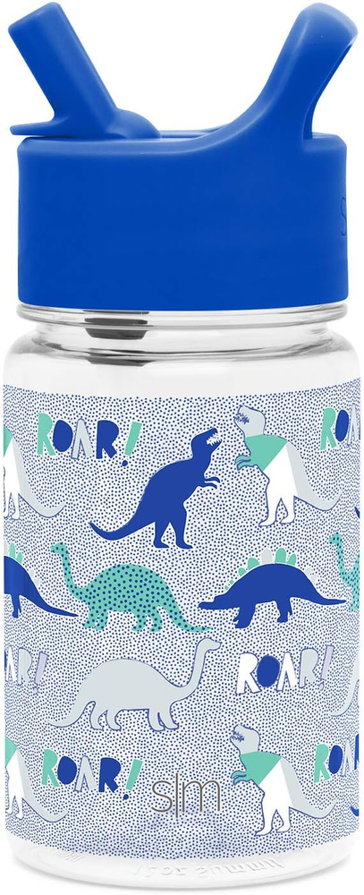 Kids Water Bottle Plastic Bpa-Free Tritan Cup with Leak Proof Straw Lid | Reusab