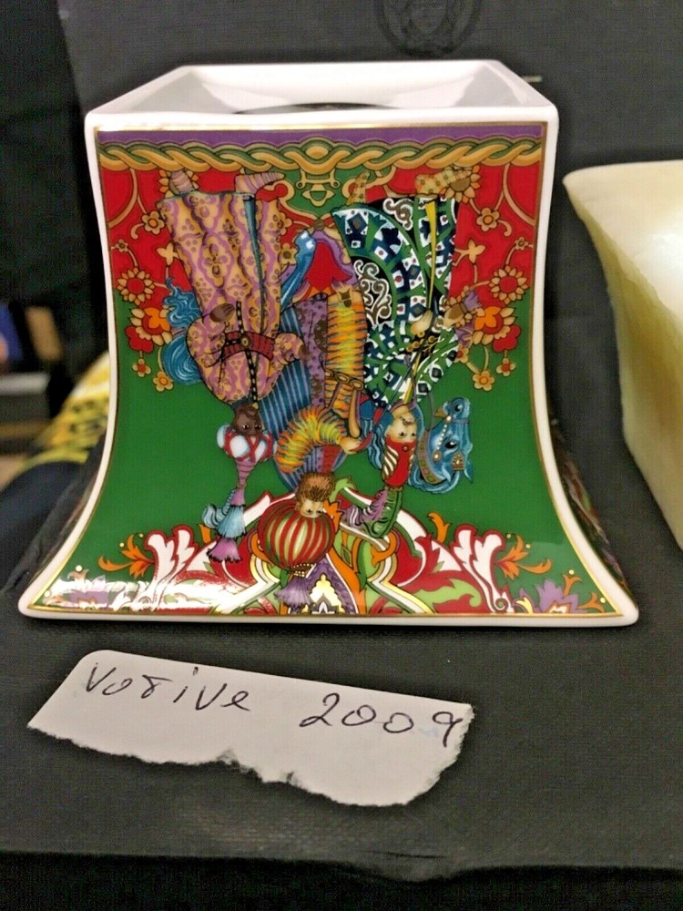 VERSACE VOTIVE CANDLE HOLDER KING CAMEL LUXURY HOME ROSENTHAL CHRISTMAS SALE-image