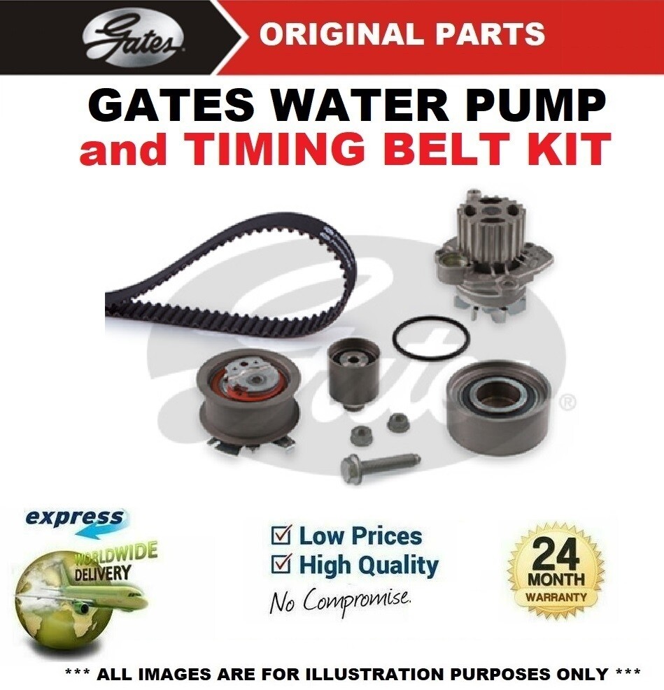 GATES WATER PUMP & TIMING BELT KIT for DODGE JOURNEY 2.0 CRD 2008-2011
