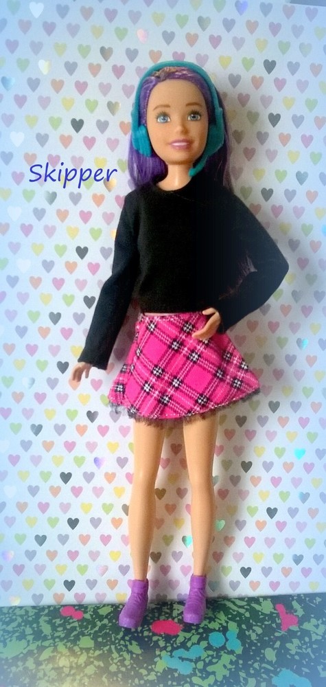Barbie Skipper Babysitter doll Brunette *Redressed*