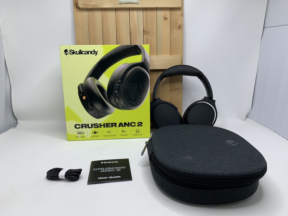 Skullcandy Crusher ANC 2 Bluetooth Wireless Headphones - Black (S6CAW-R740)