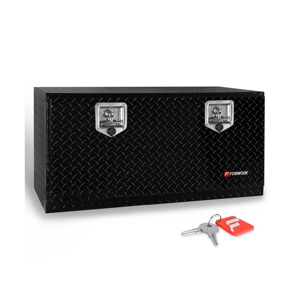 Underbody Truck Tool Box, Aluminum Heavy Duty, 36 Inch, Black