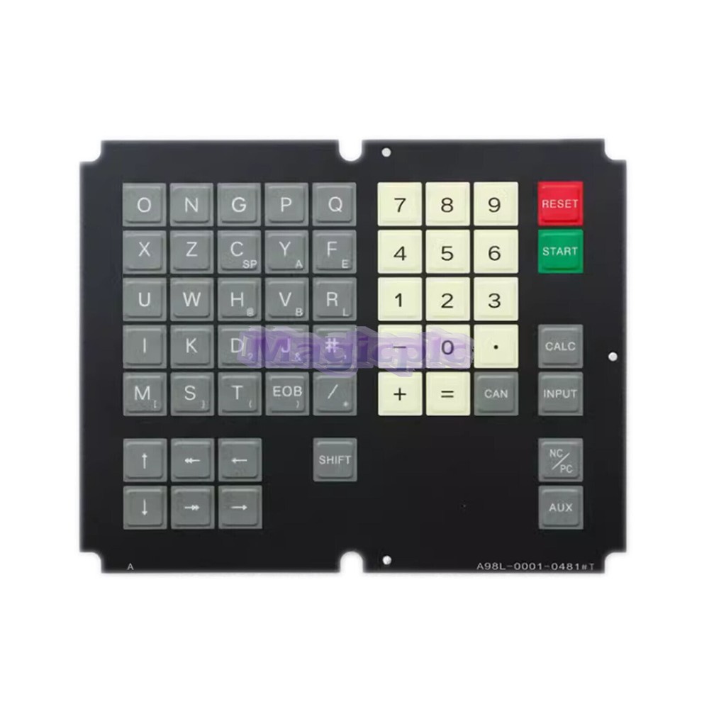 New FANUC A98L-0001-0481#M#T Membrane Keysheet Keypad