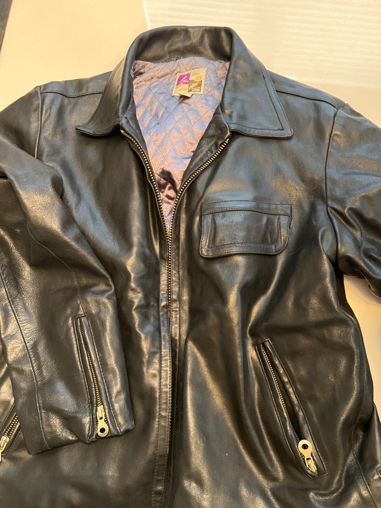 Authentic Vintage Diesel Quilted Leather Jacket SZ M