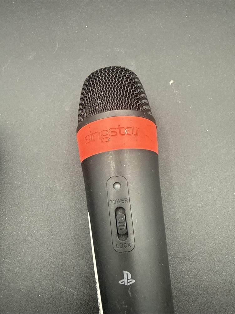 Singstar Playstation PS3 Replacement Wireless Microphone (RED) NO BATTERY COVER
