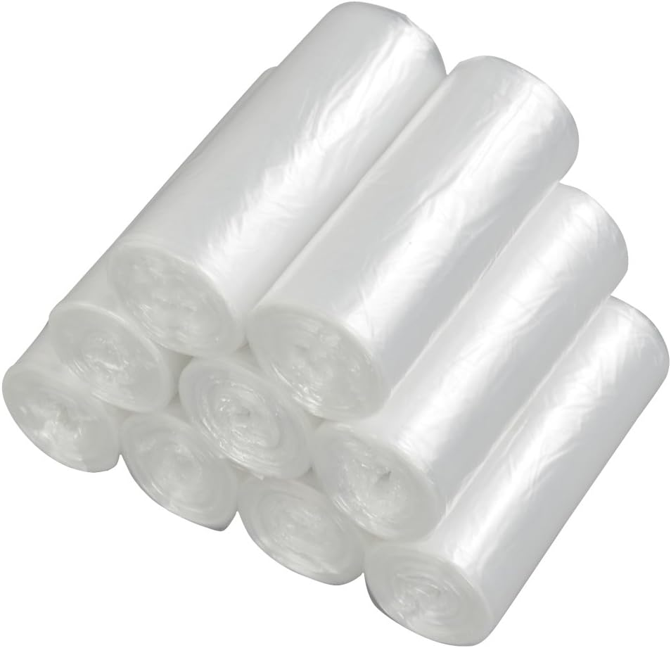 13 Gallon Clear Tall Kitchen Trash Bags, Garbage Bags, 225 Counts