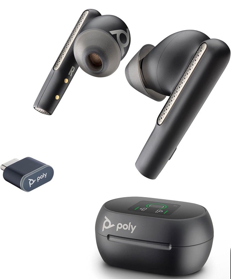 Poly Voyager Free 60+ UC True Wireless Earbuds (Plantronics) – Noise-Canceling