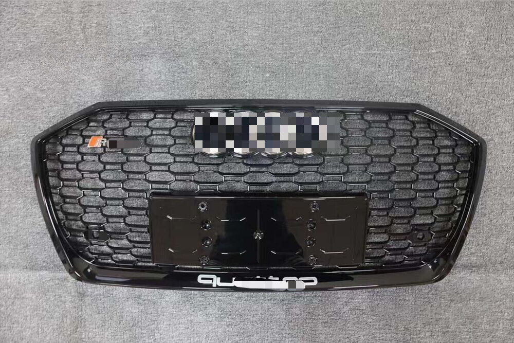 Front Bumper Black Grille Honeycomb Mesh  For Audi A6 S6 C8 RS6 Style 2019 2020