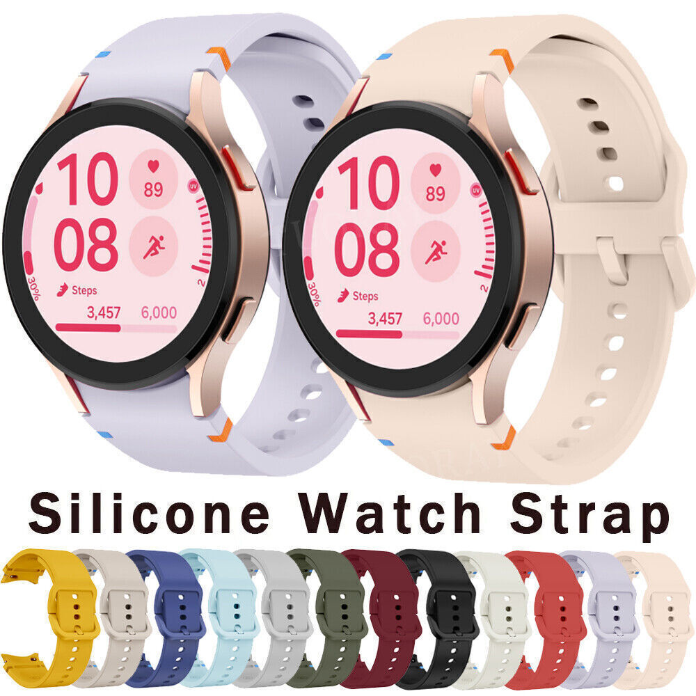 Silicone Band Strap For Samsung Galaxy Watch 7/6/5/4 44mm 40mm FE Classic 5 Pro