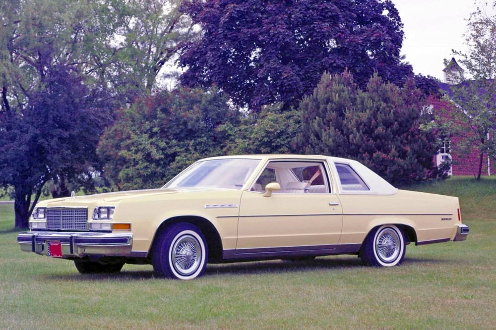 1977 Buick Electra Coupe yellow POSTER | 24X36 inch | classic car