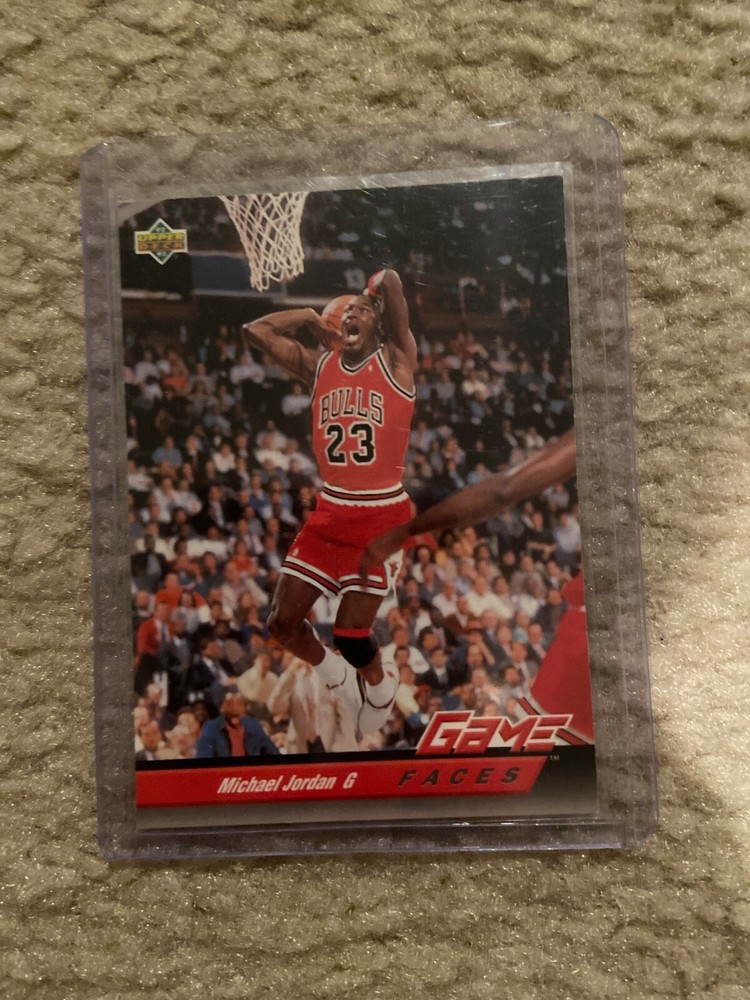 1992-93 Upper Deck Game Faces #488 Michael Jordan Basketball Card  