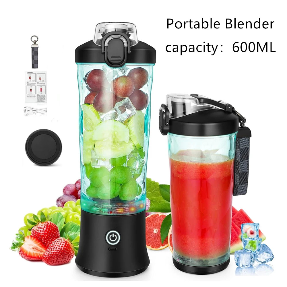Portable Blender, Cordless, 18oz.Vessel, Personal Blender-for Shakes & Smoothies