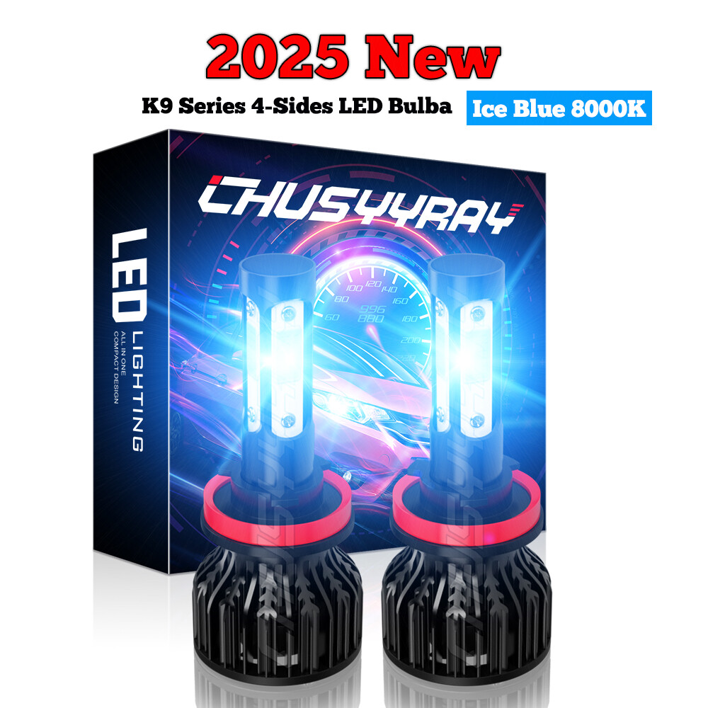 2 X LED H11 12V Headlight Foglight For Suzuki Vitara SUV 2019 2020 2021 Ice Blue