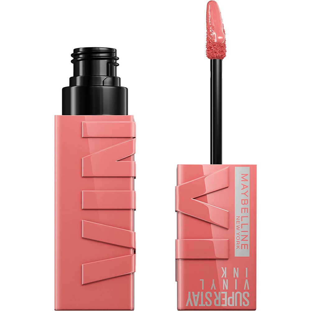 Maybelline Super Stay Vinyl Ink Liquid Lipstick in Charmed Pink 0.14 oz