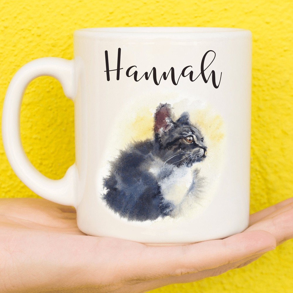 Cat Mug Personalised Cat Gifts For Cat Lovers Cat Mum Gifts For Women Girls