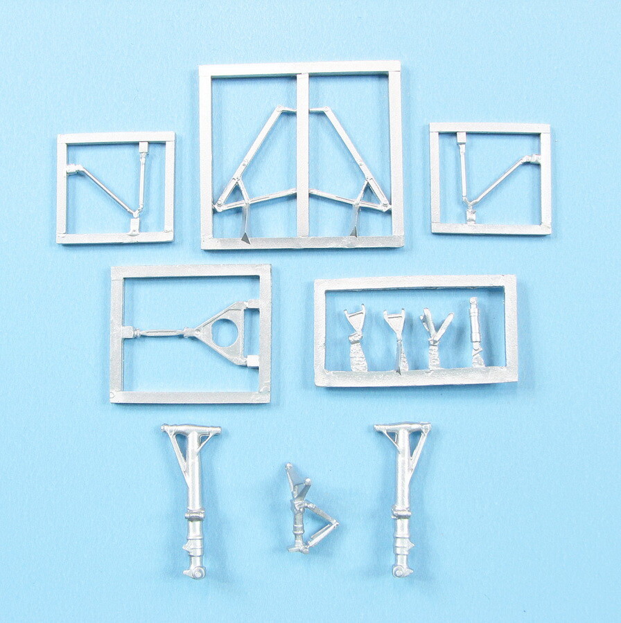 1/72 Scale Boeing P-8A Poseidon 737-800 White Metal Landing Gear Kit for Large Aircraft