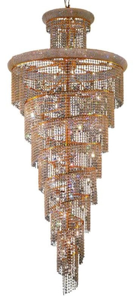 Elegant Lighting V1800SR36/RC Spiral 32 Light 36