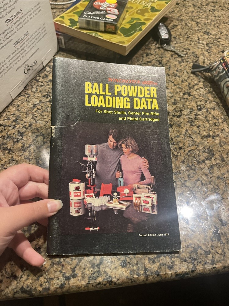 winchester ball powder Loading Data 1975