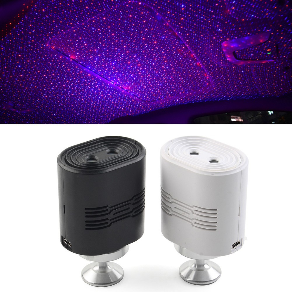 Romantic Starry Sky Night Light Galaxy Star Projector Lamp For Car Roof Room