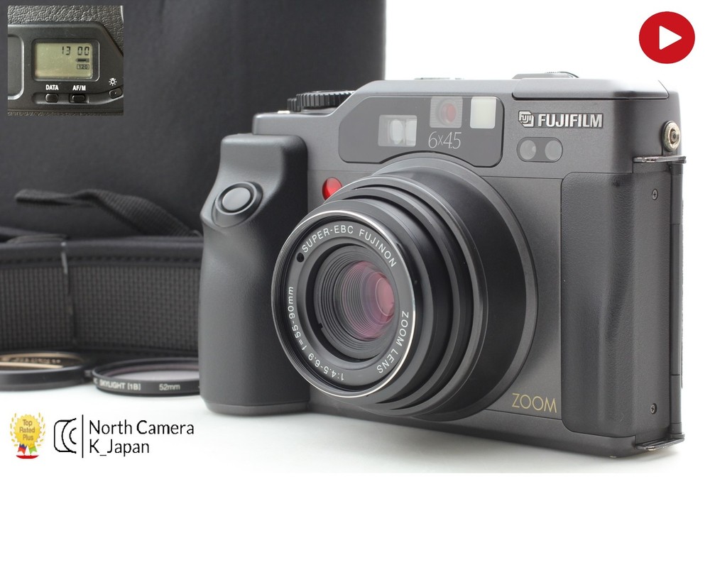 READ COUNT 013 Black Model [ N MINT w/Strap ] Fuji Fujifilm GA645Zi From JAPAN
