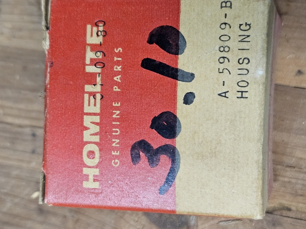 OEM Homelite A-59809-A Pump Housing Replaces A-59810-B NOS