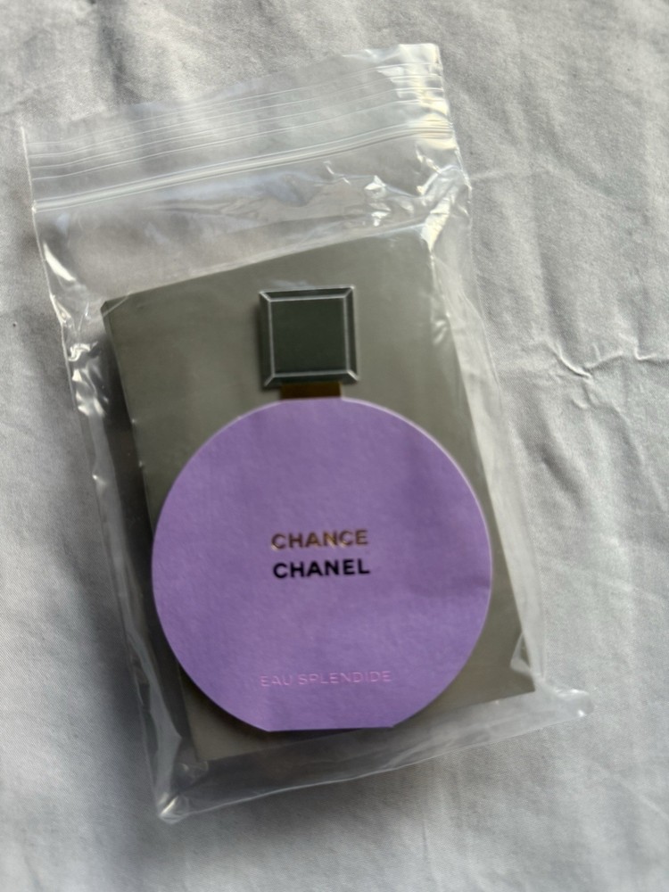 Chanel Chance Perfume Sample Card Muette Test Strip  