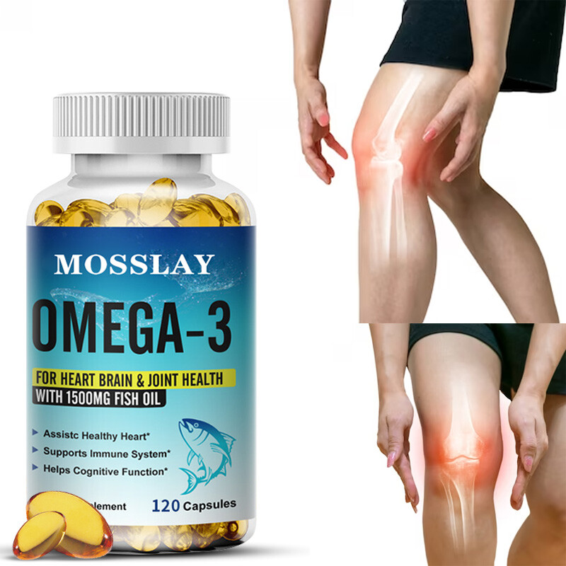 Omega 3 Fish Oil - Triple Strength Lower Cholesterol, Good Immunity,antioxidant
