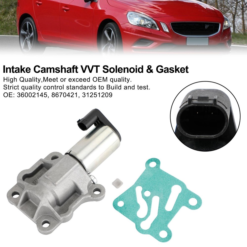 Volvo C70 V70 XC70 S80 Intake Camshaft VVT Solenoid & Gasket 36002145