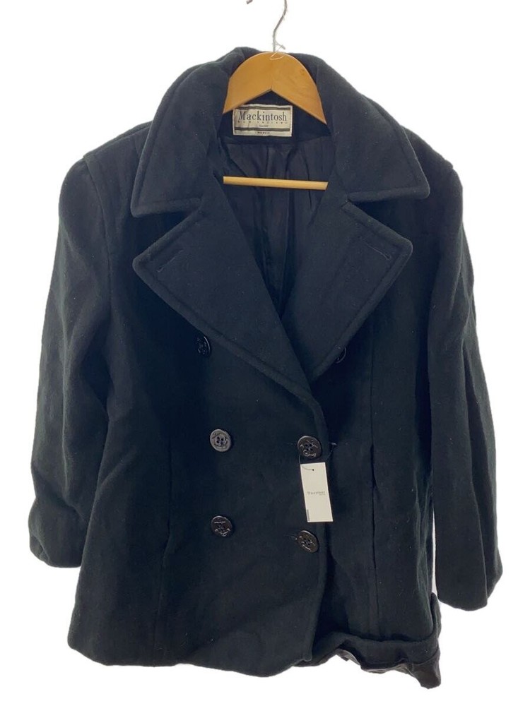 Mackintosh Peacoat/-/Wool/Blk/Plain 7723
