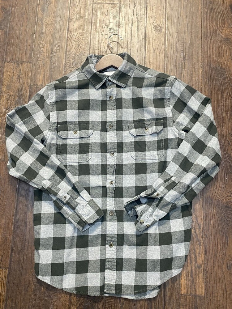 Goodfellow Mens Standard Fit Long Sleeve Plaid Flannel Shirt Medium