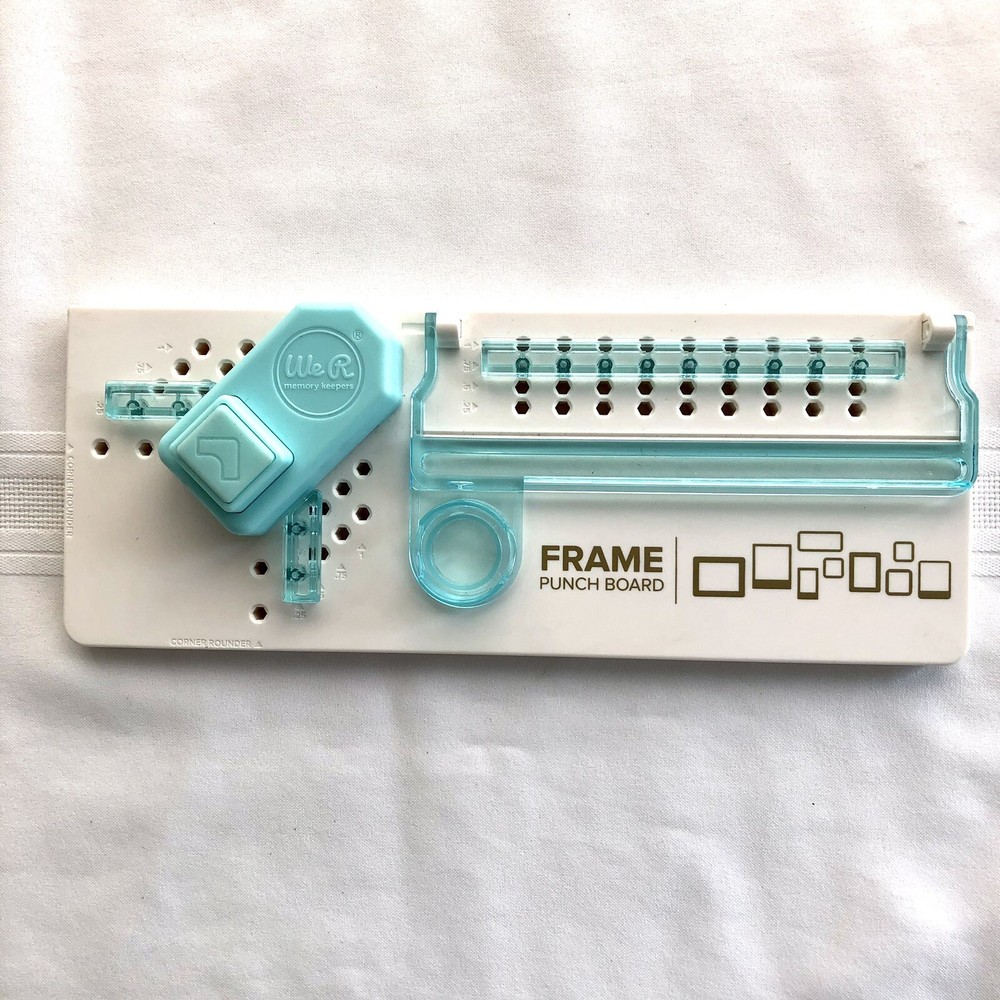 We R Memory Keepers 5pc Frame Punch Board 11 Inch x 4 1/4 Inch