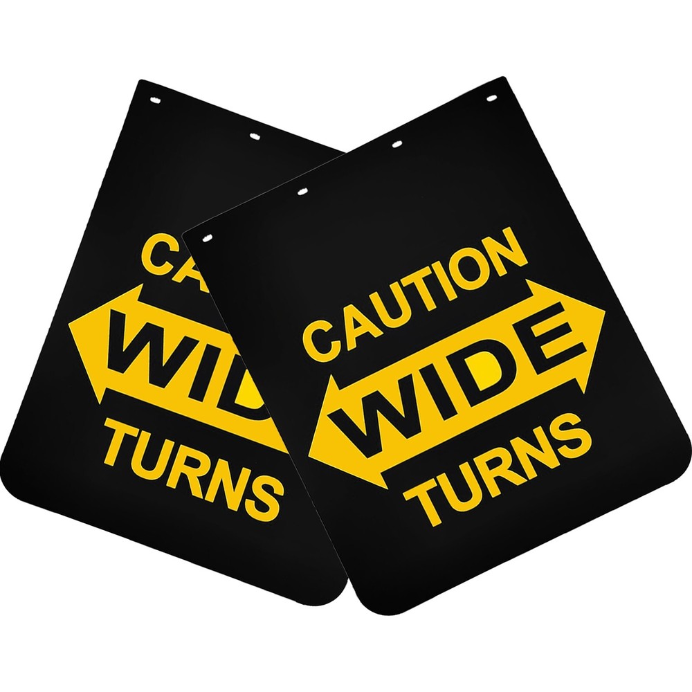 24x30 Mud Flaps for Semi Trucks Heavy Duty Set of 2 with 3/16 Thick Rubber